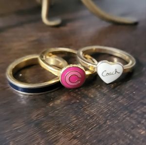 Coach Ring Set